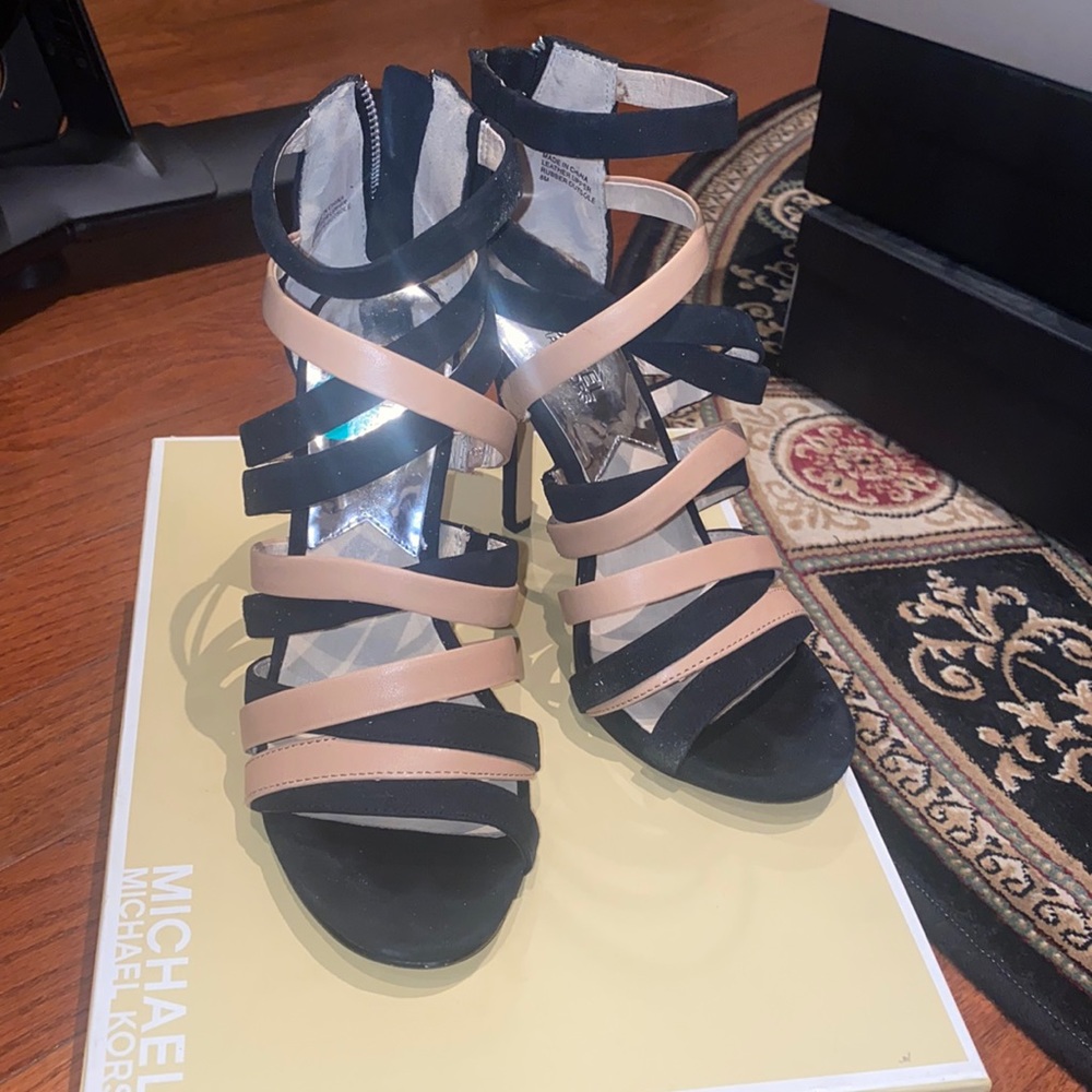 Strappy heels
